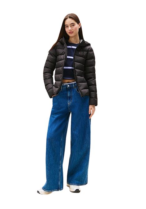 Piumino con cappuccio BLACK Tommy Hilfiger | DW0DW21617BDS